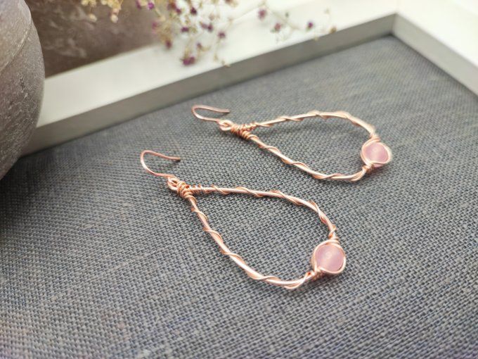 Boucles d'oreilles Flore
